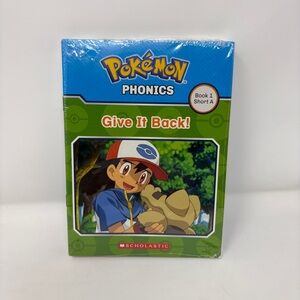 Scholastic Pokémon Phonics Book 1 - Blue and Green Cover